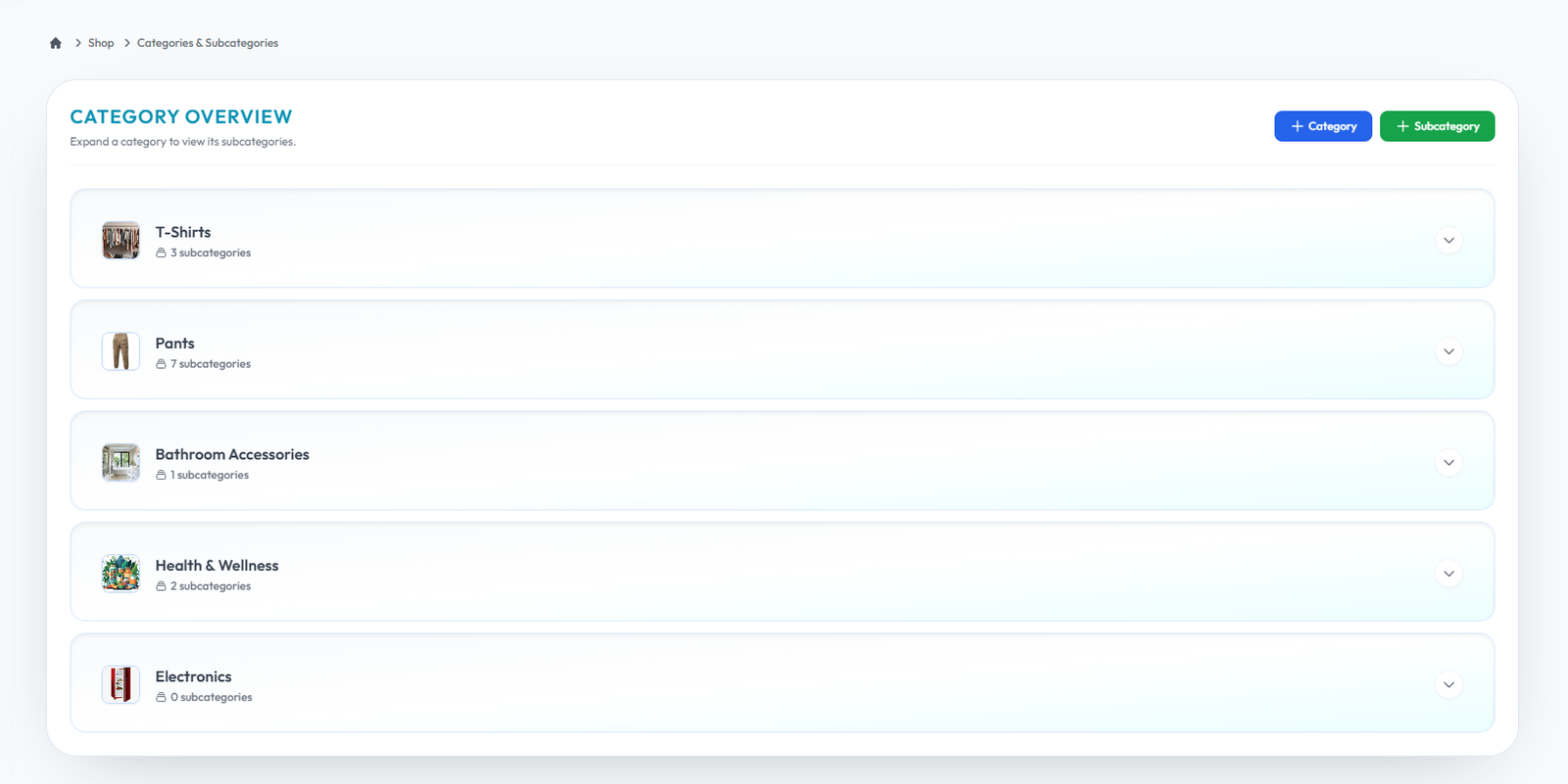 Listcategory
